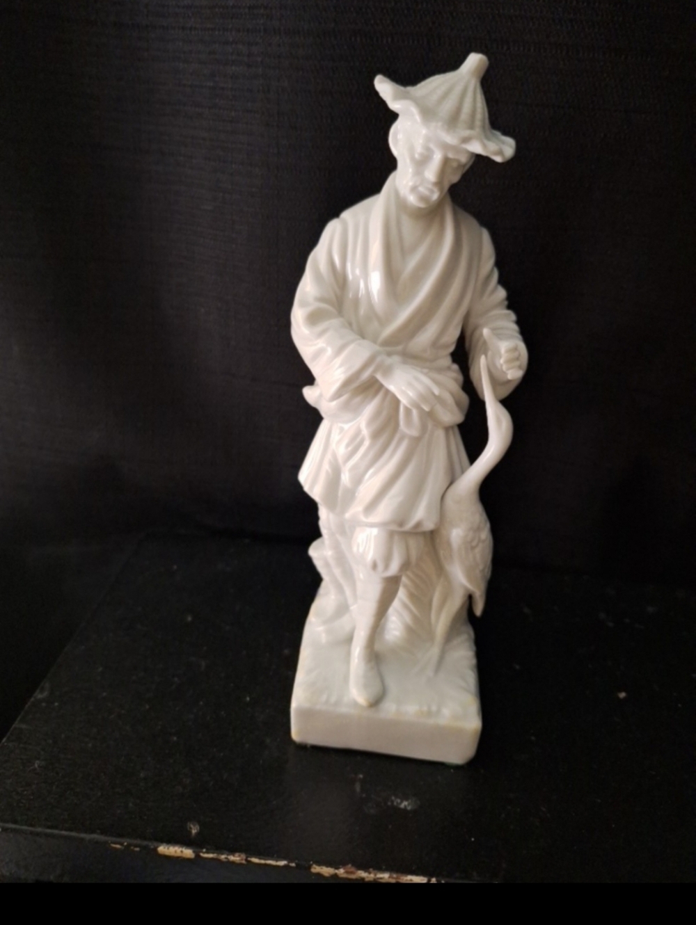 Fitz & Floyd EXQUISITE Chinese MAN with Crane